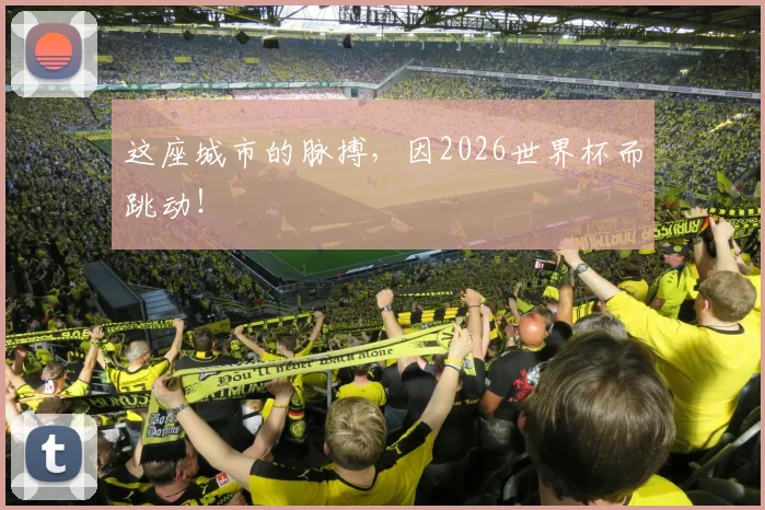 这座城市的脉搏，因2026世界杯而跳动！